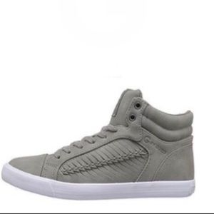 G By Guess Gray Olisa High Top Sneakers Size 10